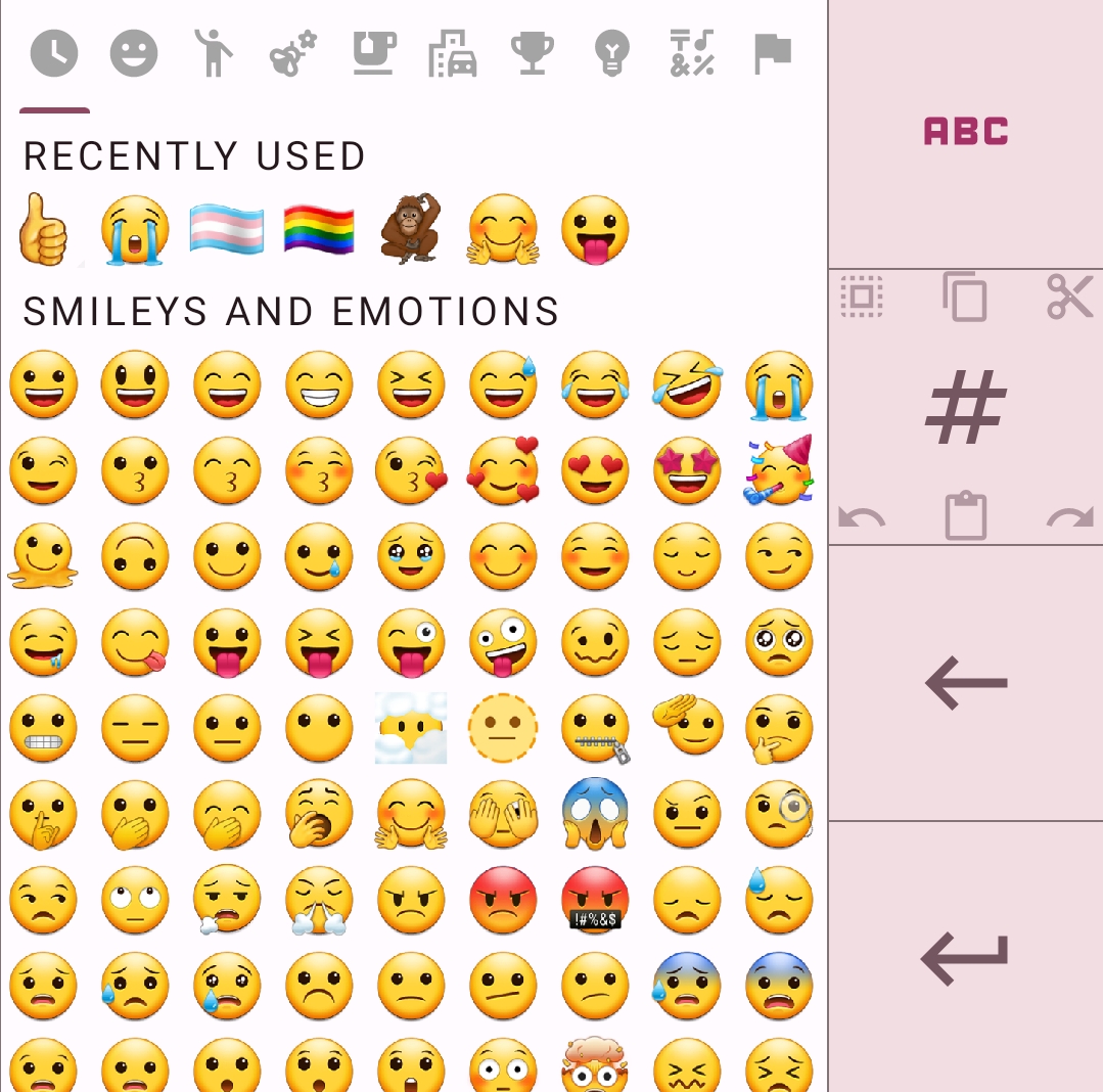 the emoji picker